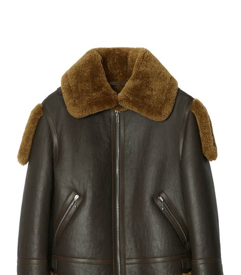 burberry aviator jacket replica|burberry shearling aviator.